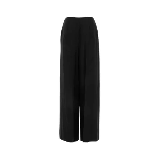 Pleated Wide-Leg Trousers