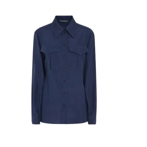 High-Low Hem Poplin Shirt