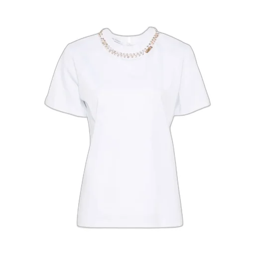 Crystal-Embellished Cotton T-Shirt