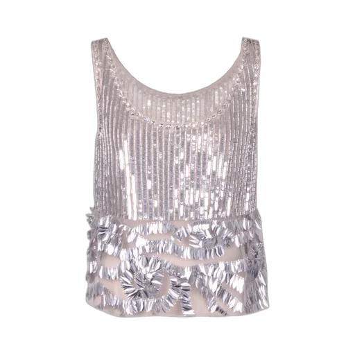 Sequin Embellished Tank Top