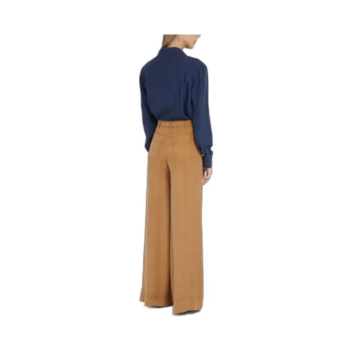High-Low Hem Poplin Shirt