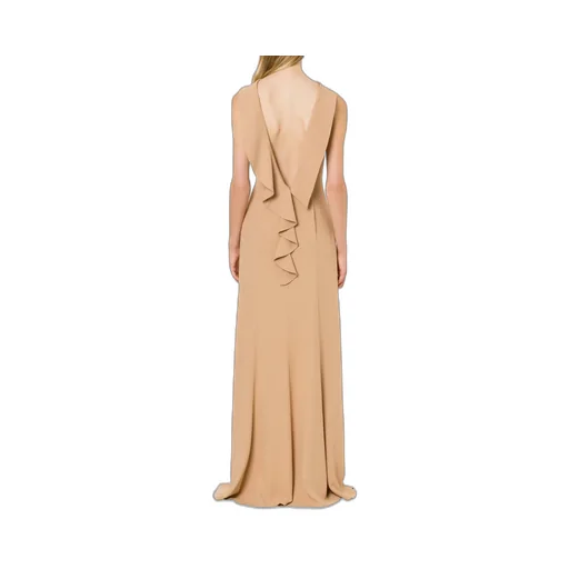 Low-Back Sleeveless Maxi Dress