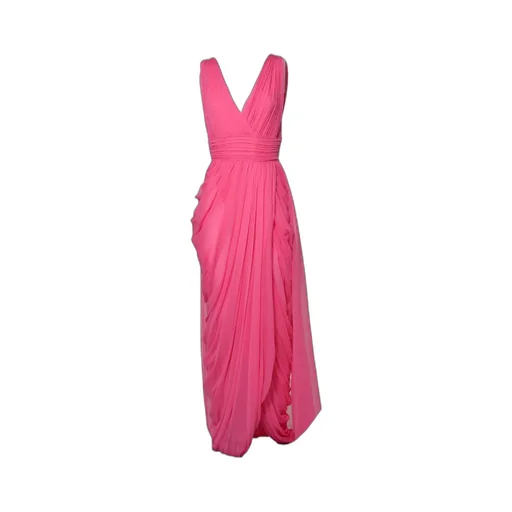Draped Sleeveless Gown