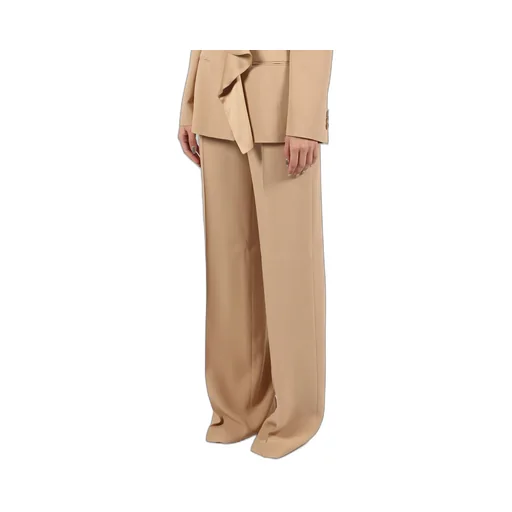 High-Waist Wide-Leg Palazzo Trousers