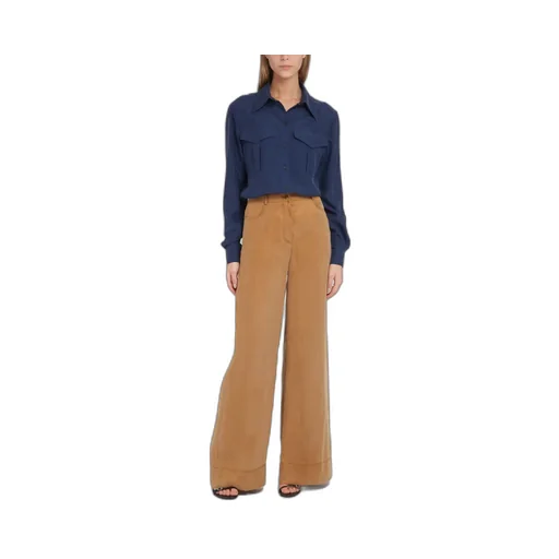 High-Low Hem Poplin Shirt