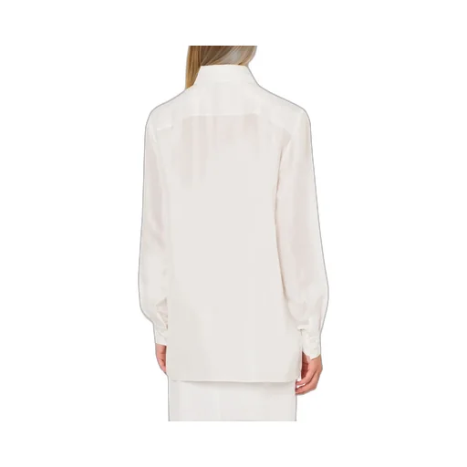 High-Low Hem Poplin Shirt