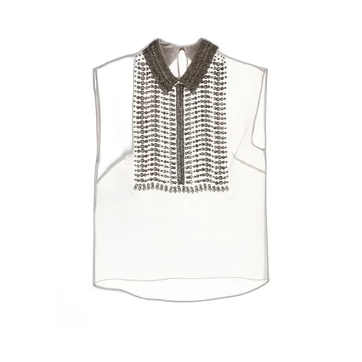 Beaded Chiffon Top