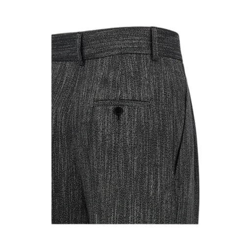 Pleat Wide-Leg Trousers