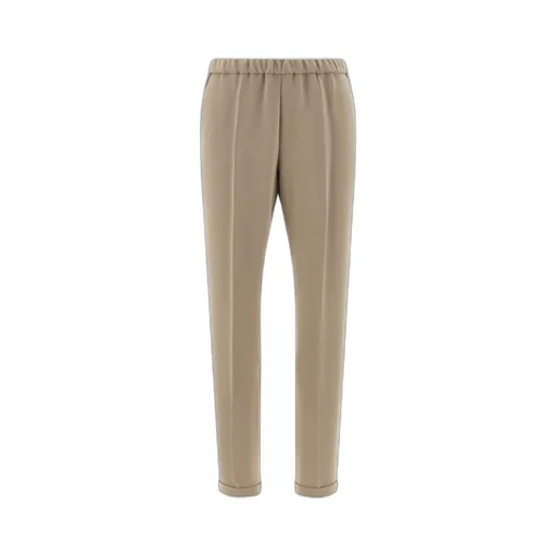 Elasticated Pleat Trousers