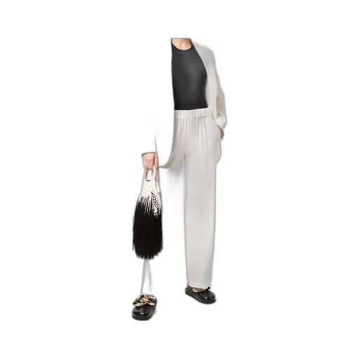 High-Waist Wide-Leg Trousers