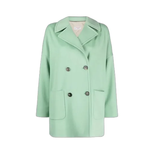 Double-Breasted Virgin Wool Coat