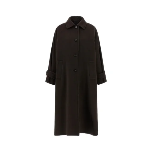 Virgin Wool Long Coat