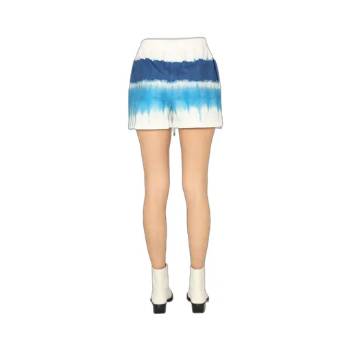Tie Dye Print Jersey Shorts