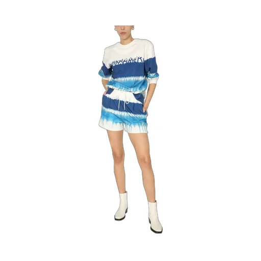 Tie Dye Print Jersey Shorts