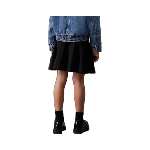 Elasticated-Waistband Skirt