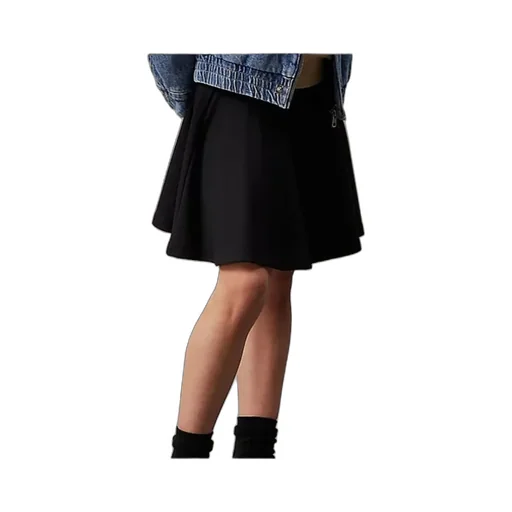Elasticated-Waistband Skirt