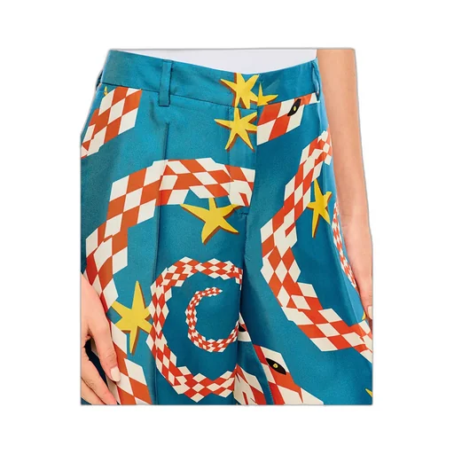 Wide-Leg Casual Pants