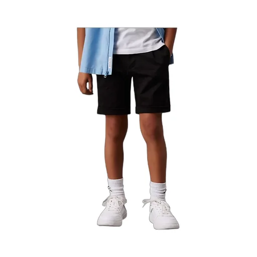 Stretch Denim Chino Shorts
