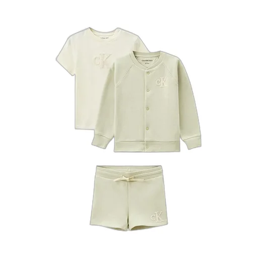 Flocked Logo T-Shirt And Shorts Set