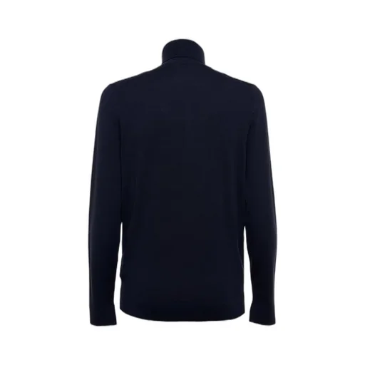 Long-Sleeve Fine-Knit Wool Jumper