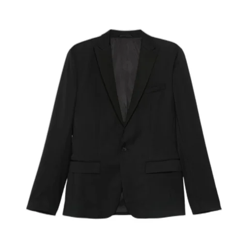 Wool Single Button Blazer