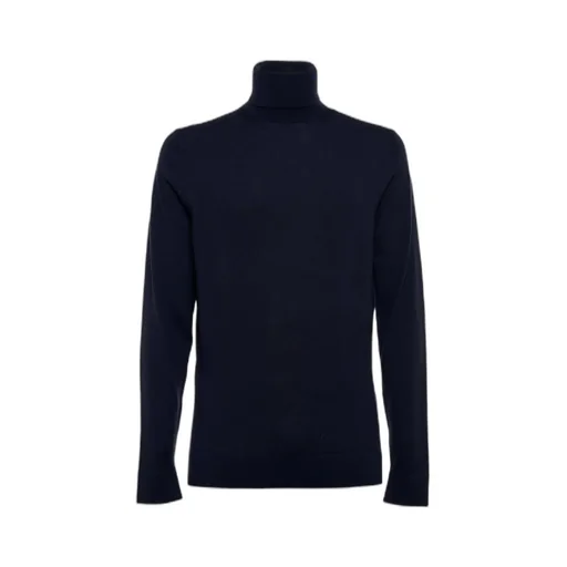 Long-Sleeve Fine-Knit Wool Jumper