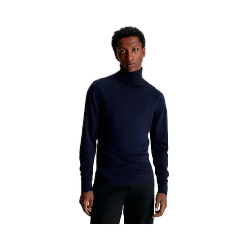 Long-Sleeve Fine-Knit Wool Jumper