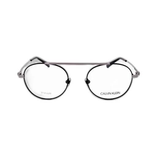 Logo Round Frame Glasses