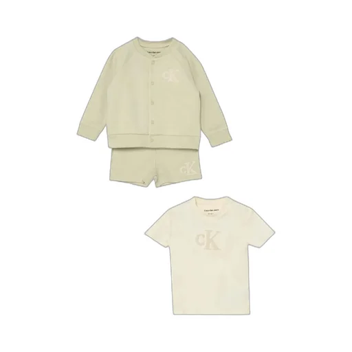Flocked Logo T-Shirt And Shorts Set