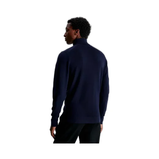Long-Sleeve Fine-Knit Wool Jumper