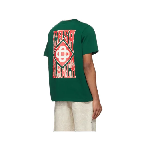 Gothic Logo Printed Short Sleeved T-Shirt