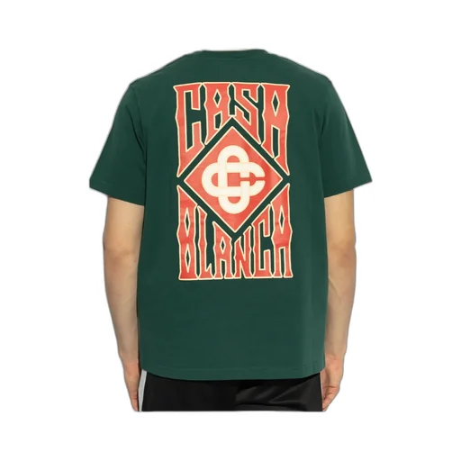 Gothic Logo Printed Short Sleeved T-Shirt