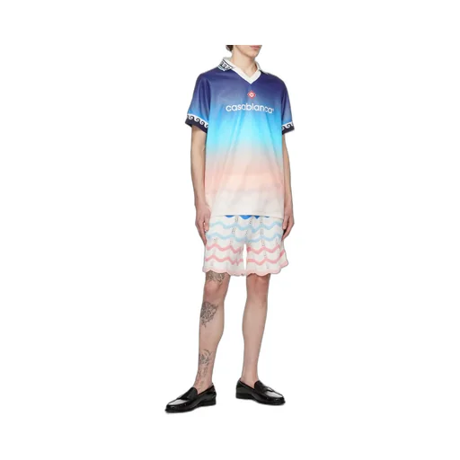 Jacquard Gradient Football Shirt