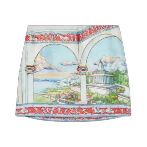 Le Passage Satin Mini Skirt