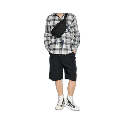 Frayed Checked Shirt