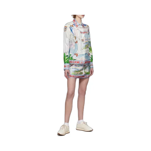 Le Passage Satin Mini Skirt