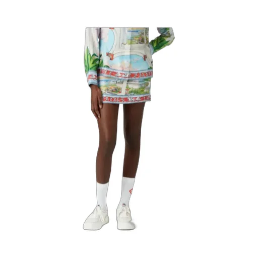 Le Passage Satin Mini Skirt