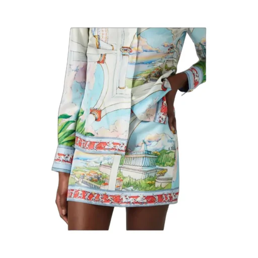 Le Passage Satin Mini Skirt