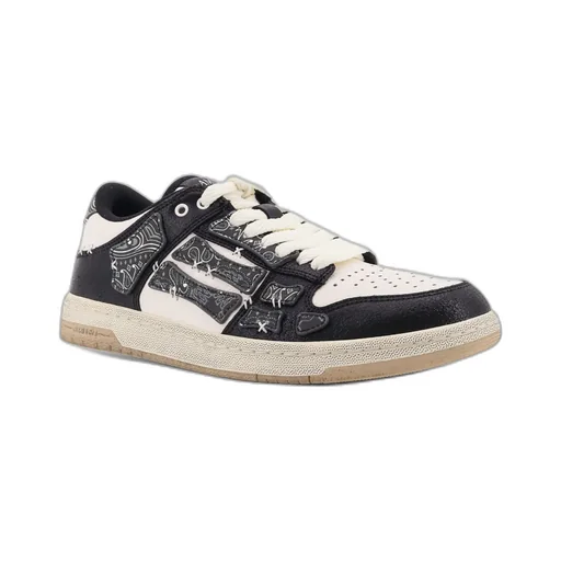 Bandana Skel Top Low Leather Low-Top Sneakers