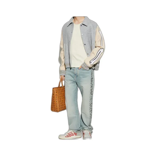 Crystal-Embellished Jeans