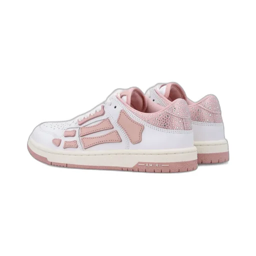 Low Top Sneakers With Perforated Detailing