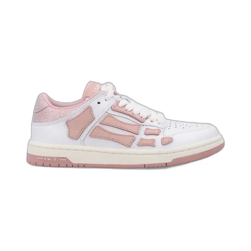 Low Top Sneakers With Perforated Detailing