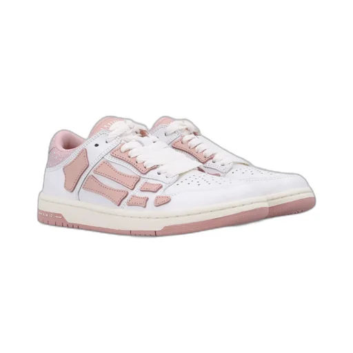 Low Top Sneakers With Perforated Detailing