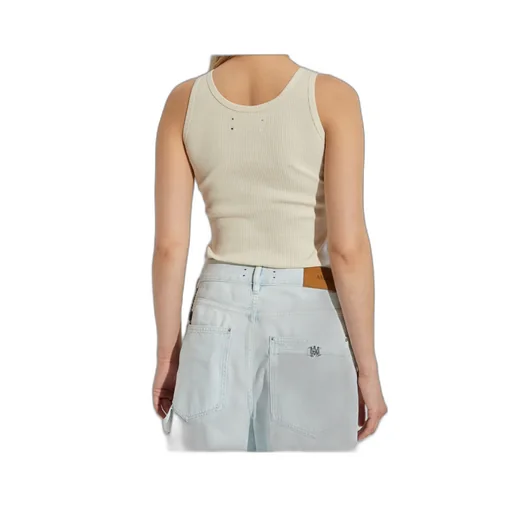 Ribbed Sleeveless Tank Top