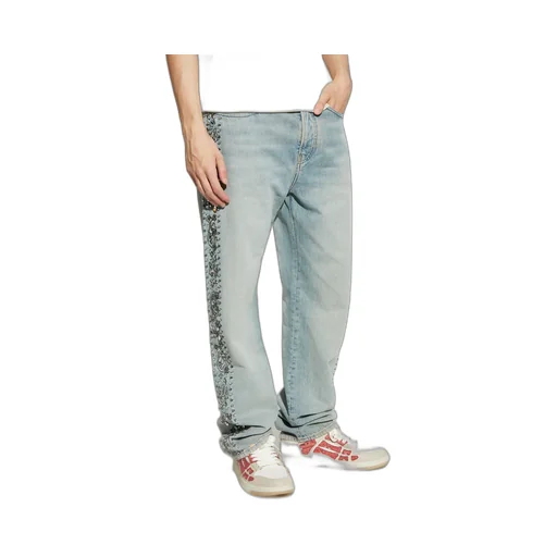 Crystal-Embellished Jeans