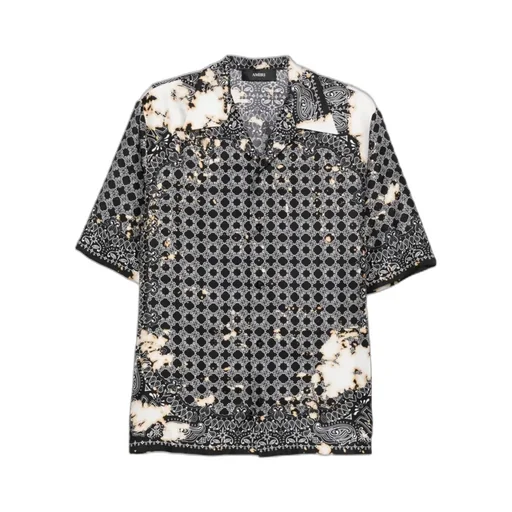 Silk Bandana-Print Shirt