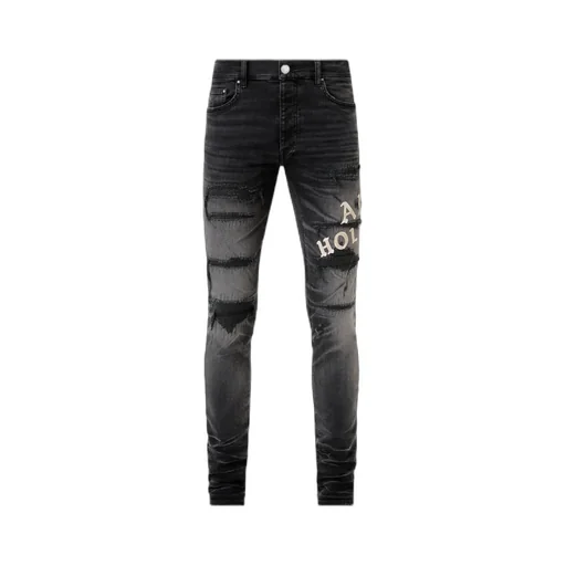 Distressed-Effect Skinny Jeans