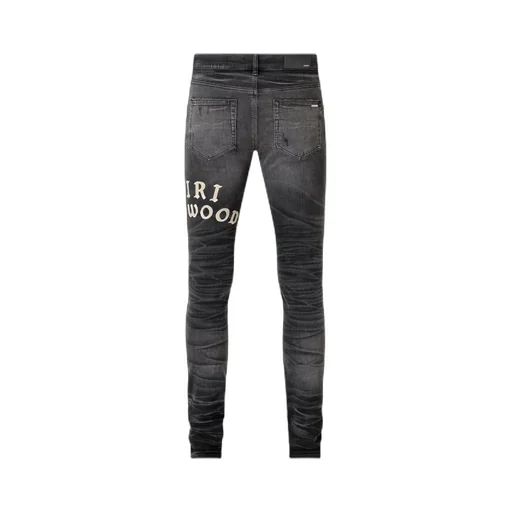 Distressed-Effect Skinny Jeans