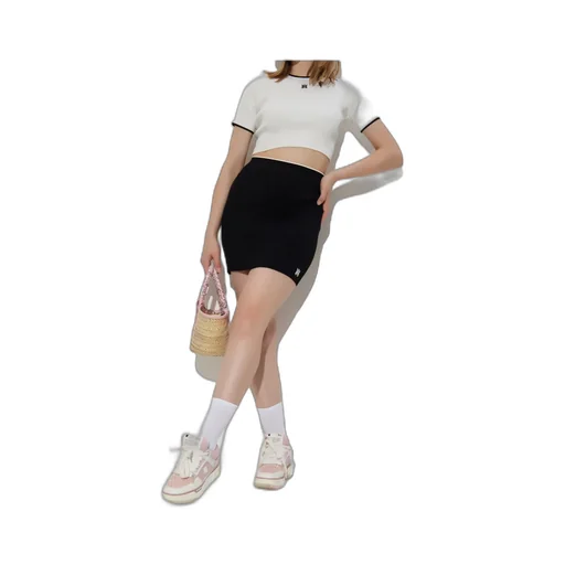 Ribbed Mini Skirt