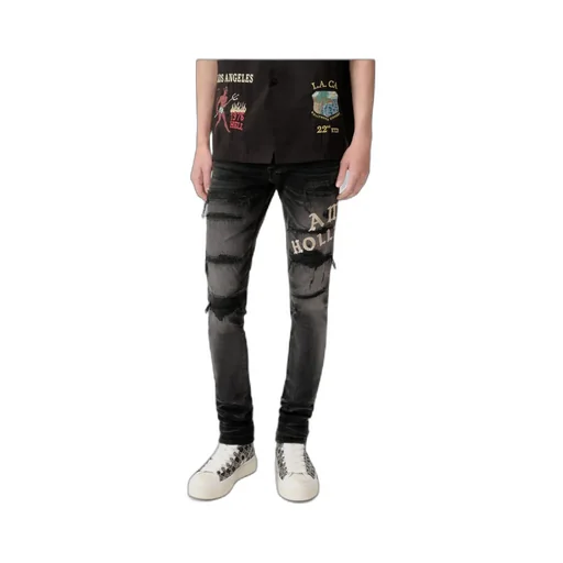 Distressed-Effect Skinny Jeans